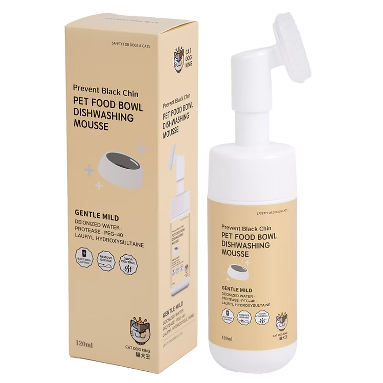 CAT DOG KING 貓犬王 - 寵物食具蛋白酶清潔泡沫慕120ML