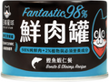 WANPY Planet - Cat 98% Fresh Meat Canned Main Meal - Bonito & Shrimp 165g
