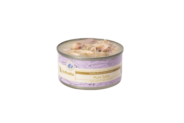 Astkatta - 肉絲主食罐 野生青花魚護膚美毛主食配方 80g