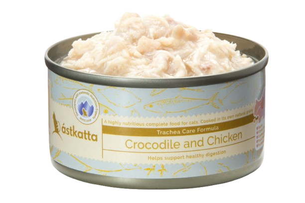 Astkatta - 肉絲主食罐 鱷魚雞肉主食罐氣管護理配方 80g